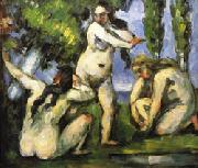 Paul Cezanne Three Bathers oil on canvas
